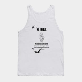 Dope Slluks chef character ready to cook illustration Tank Top